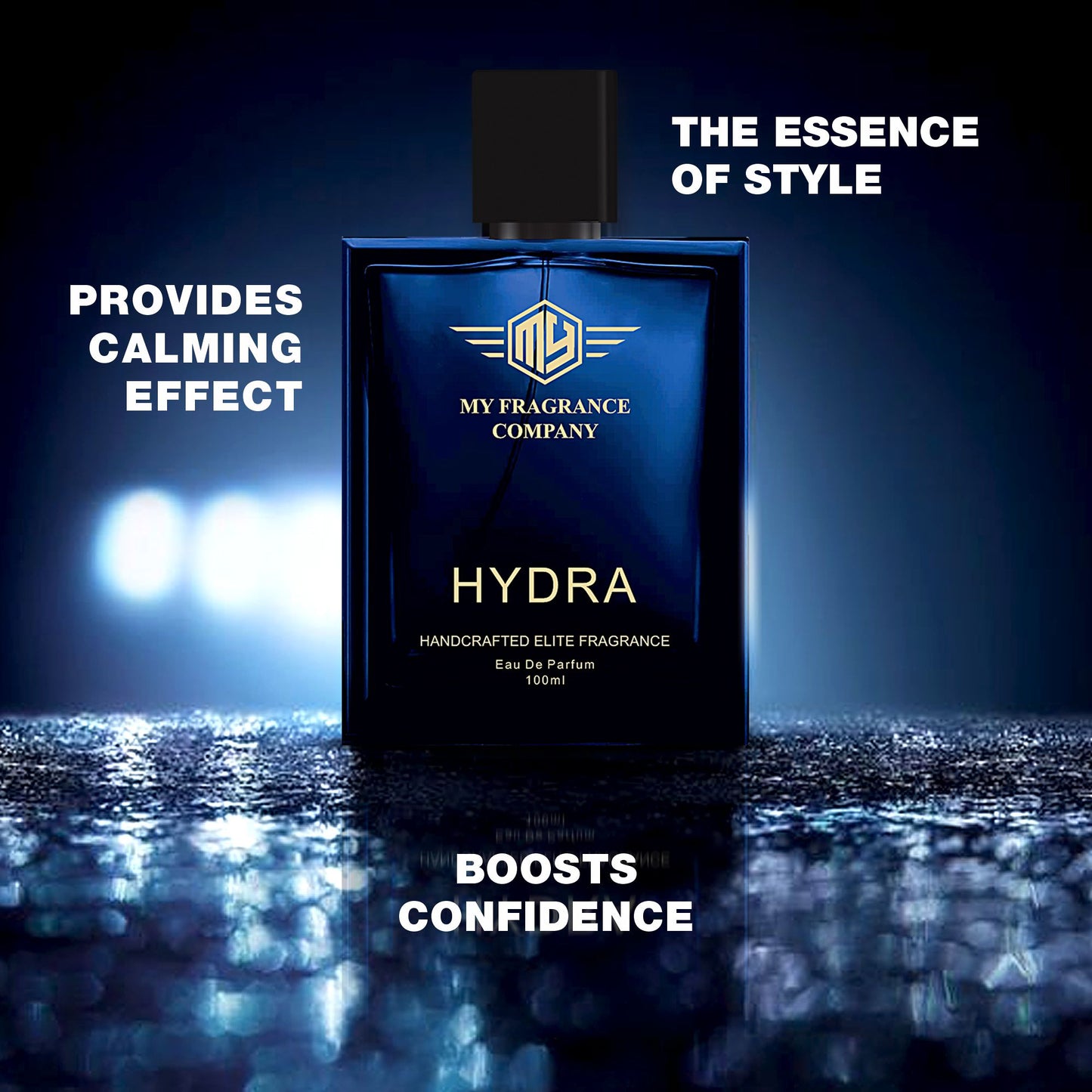 Handcrafted Elite HYDRA Fragrance EDP Perfume For Men - 100ml - MY FRAGRANCE COMPANY