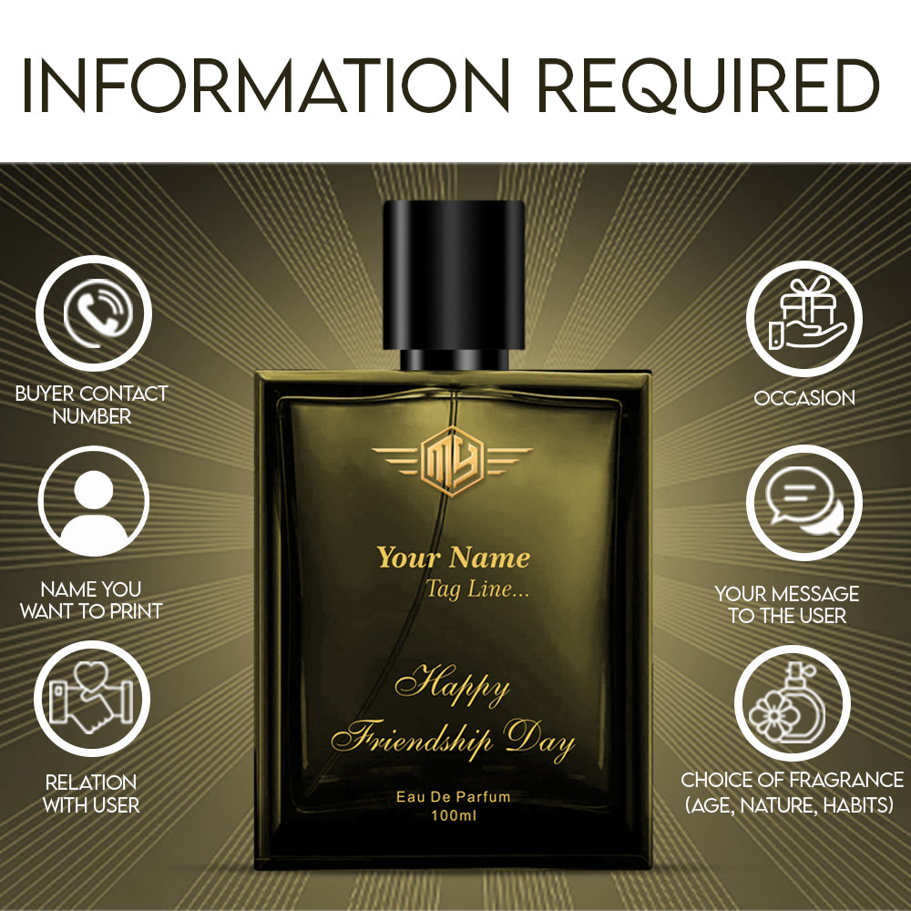 Luxury Customised Handcrafted Perfume 100 Ml - Best Friend Forever | Unisex Perfume - MY FRAGRANCE COMPANY