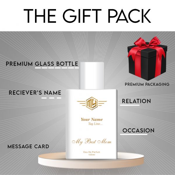 Luxury Personalized Handcrafted Perfume Or Customised Perfume For Women, 100 Ml - Gift For Mother - Best Mom - MY FRAGRANCE COMPANY