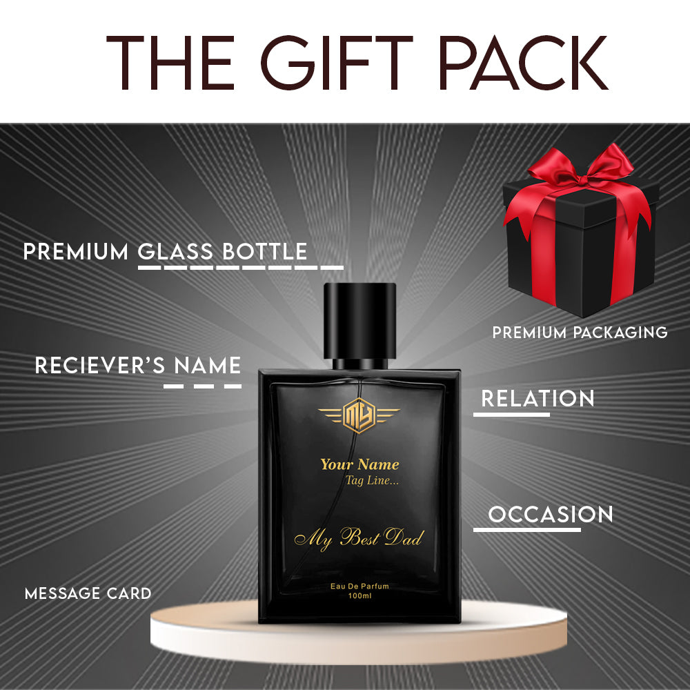 Luxury Customised Handcrafted Men's Perfume for your Best Dad - 100 Ml - MY FRAGRANCE COMPANY