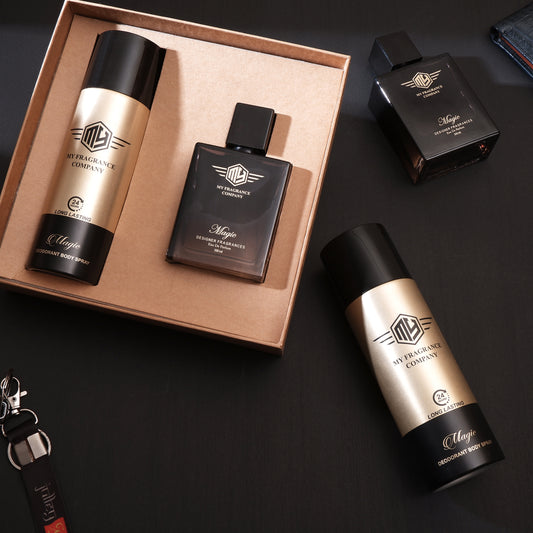 Handcrafted Magic EDP Perfume And Deodorant Premium Long Lasting Fragrance | Combo| (2 Items in the one set) - MY FRAGRANCE COMPANY