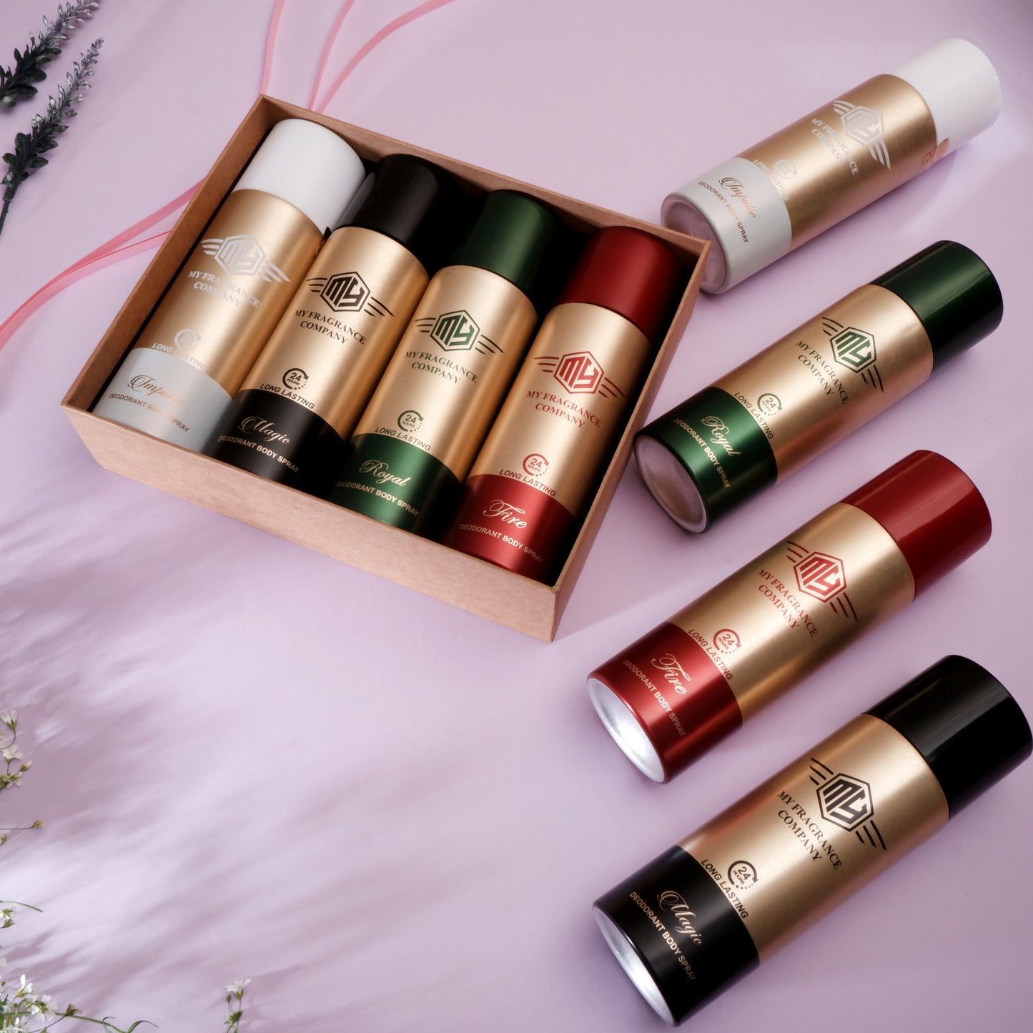 Unisex Luxury Deodorants Set | (165ml Each, Combo Of 4) - MY FRAGRANCE COMPANY