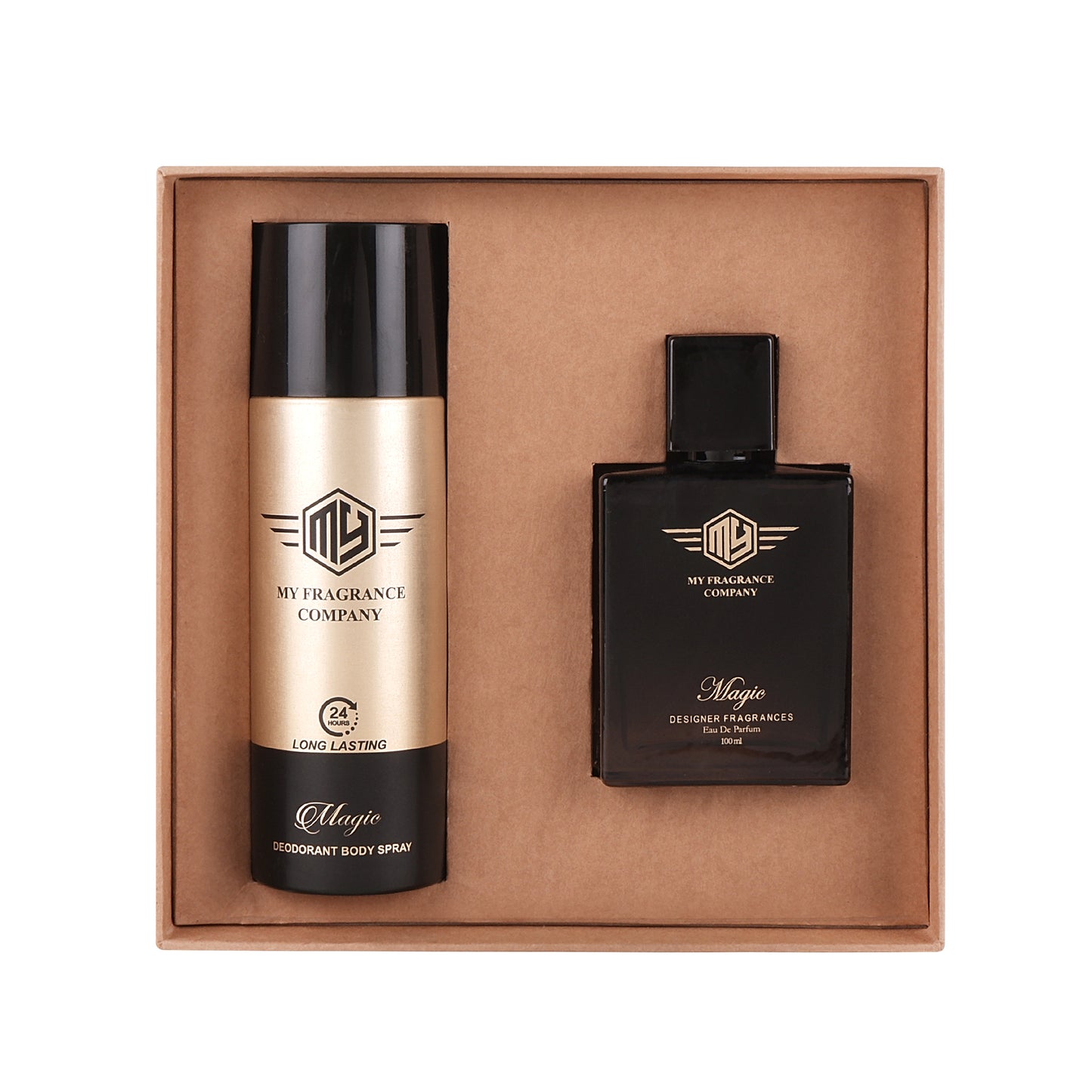 Handcrafted Magic EDP Perfume And Deodorant Premium Long Lasting Fragrance | Combo| (2 Items in the one set)