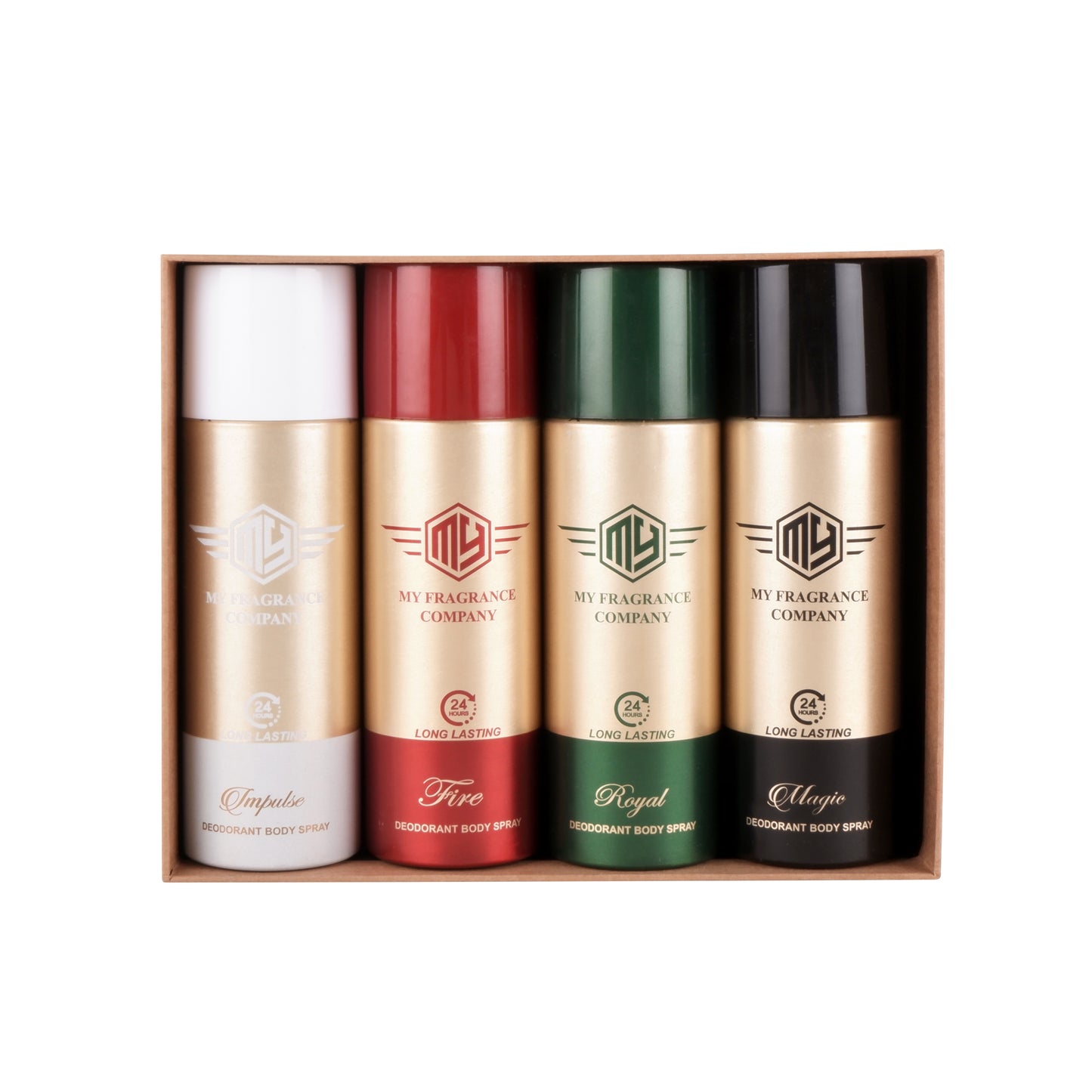 Unisex Luxury Deodorants Set | (165ml Each, Combo Of 4) - MY FRAGRANCE COMPANY