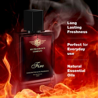 Handcrafted Elite Fire Eau Da PARFUM For Unisex - 100ml - MY FRAGRANCE COMPANY