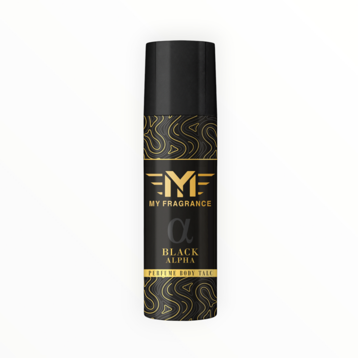 My Fragrance Black Alpha Body Talc For Men | Long Lasting Fragrance Sweat & Odour Control