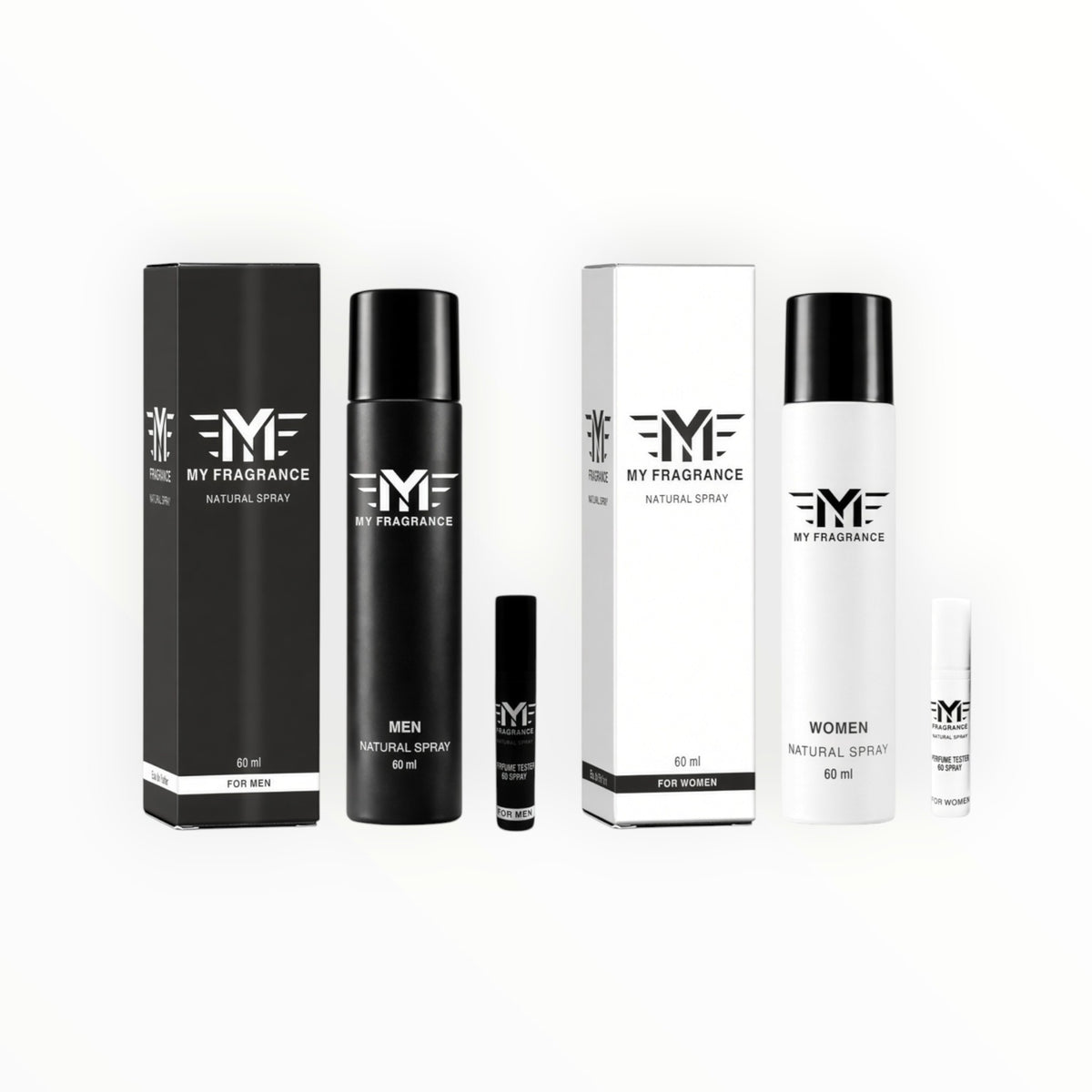 His & Hers Perfume Combo Pack | Long Lasting Fragrance Gift Set (60ml + 60ml)