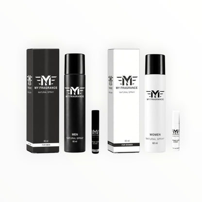 His & Hers Perfume Combo Pack | Long Lasting Fragrance Gift Set (60ml + 60ml)