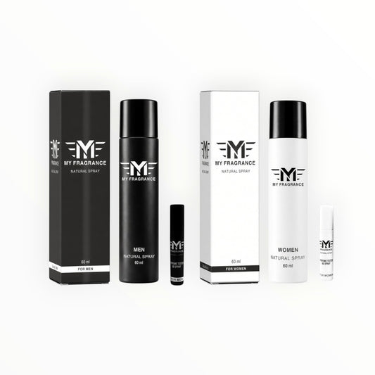 His & Hers Perfume Combo Pack | Long Lasting Fragrance Gift Set (60ml + 60ml)