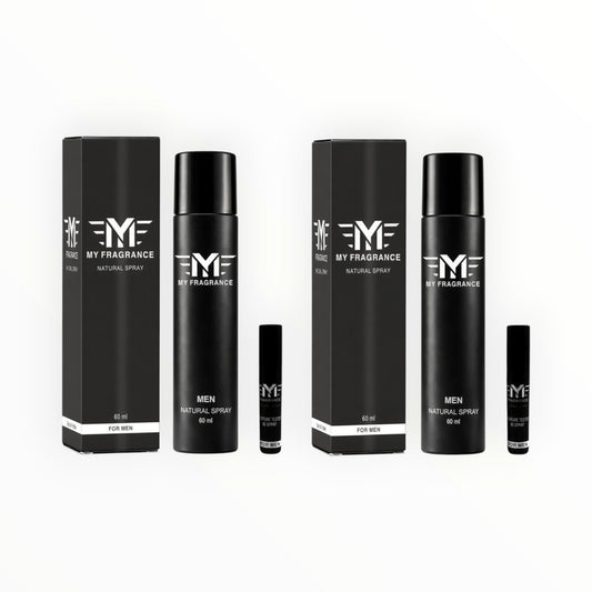My Fragrance Natural Perfume Spray | No Gas, Everyday, Fresh Long Lasting, 2 Unit Eau de Parfum  -  120 ml