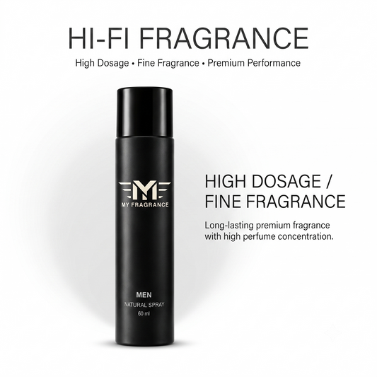 My Fragrance Natural Perfume Spray | Everyday, Fresh, Premium & Long Lasting, Pack of 1 Eau de Parfum  -  60 ml