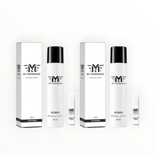 My Fragrance Natural Spray Perfume |Premium, Fresh & Long Lasting Everyday, Pack of 2 Eau de Parfum  -  60 ml