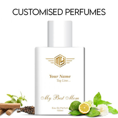 Luxury Personalized Handcrafted Perfume Or Customised Perfume For Women, 100 Ml - Gift For Mother - Best Mom - MY FRAGRANCE COMPANY
